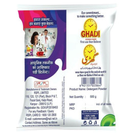 Ghadi Detergent Powder , 500g